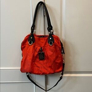 Elegant Orange Women's Shoulder Bag